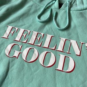 Feelin’ Good Aqua Hoodie
